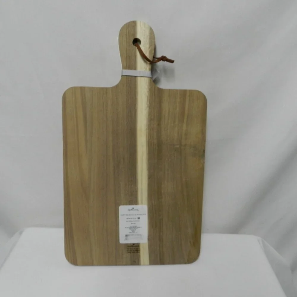 Hallmark Come All Ye Faithful Wood Serving Board w/ star Spreader Christmas NEW